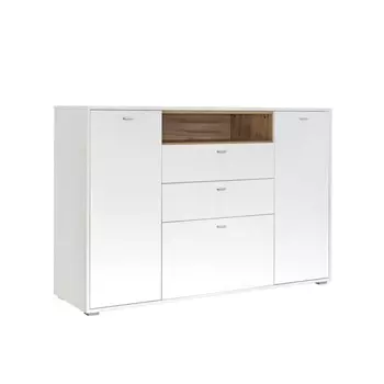 Комод Бэль, 430х1500х1000 Белый Премиум/Дуб Золотой CRAFT