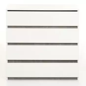 Комод Бейрут, 802х430х800, Белый/Бетон