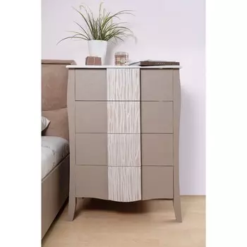 Комод Brownie 45, 730 × 471 × 959 мм, цвет мокко / белый