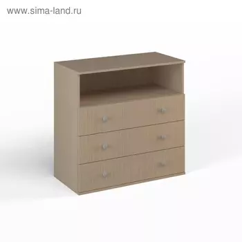 Комод ДМ-Т-4-1, 904х504х868 мм, ясень шимо