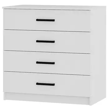 Комод «Фьюжн», 862504866 мм, 4 ящика, цвет белый