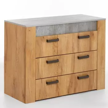 Комод Франк 1030х460х826 крафт/метрополитан грей