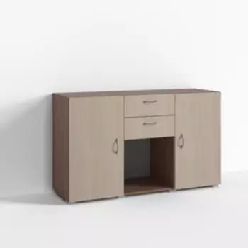 Комод Г-Т-1-1, 1200х400х720 мм, ясень шимо темн, ясень шимо светлый