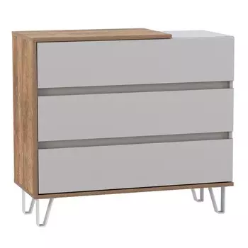 Комод «Гавана» 58.04, 900383804 мм, цвет кейптаун / серый