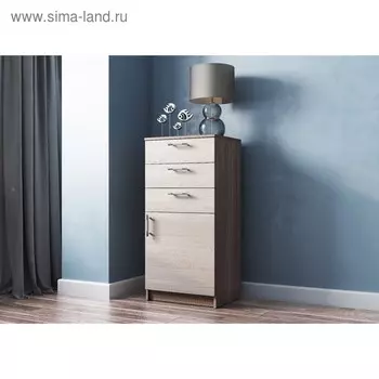 Комод К-24 1040х500х400 Ясень Шимо Светлый/Ясень Шимо Темный