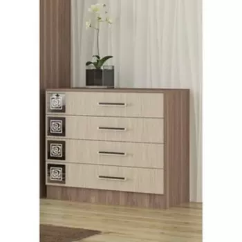 Комод напольный «Коста – Рика». 800490800 мм, цвет ясень шимо светлый/тёмный