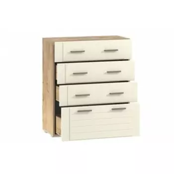 Комод Livorno НМ 040.46 Х, 802х380х940, 10 25 Софт Панакота, Дуб Бунратти