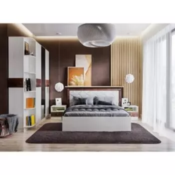 Комод Мадлен 820х435х810 ясень анкор светлый/МДФ дуб бомонд какао