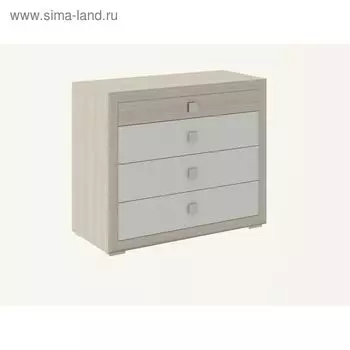 Комод малый Глэдис Ясень шимо светлый/белый