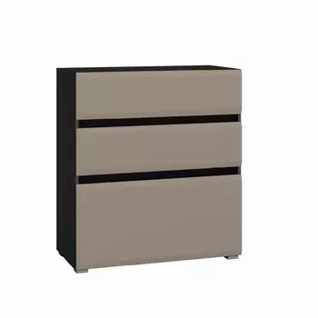 Комод «МОБИ. Сидней», с выдвижными ящиками, 840413973 мм, цвет антрацит/веллюто капучино