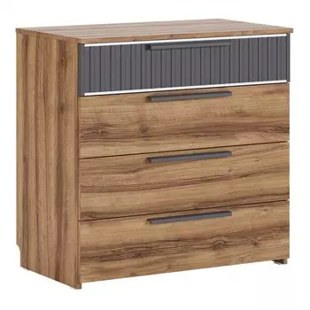 Комод «Моника №14», 800470800 мм, цвет авелано / графит антистрейч супермат