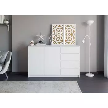 Комод для хранения «Мадера»,1604404990 мм, цвет белый