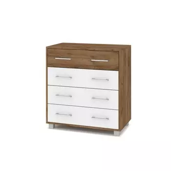 Комод Пекин 800х450х850 Табачный дуб/белый