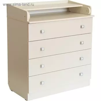 Комод пеленальный Фея 1580, слоновая кость