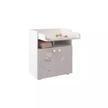 Комод пеленальный Polini kids French 1270, Amis, цвет белый