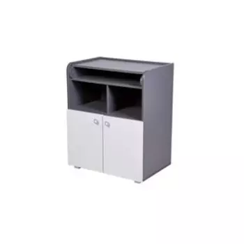 Комод Polini kids Simple 1270, цвет серый-белый