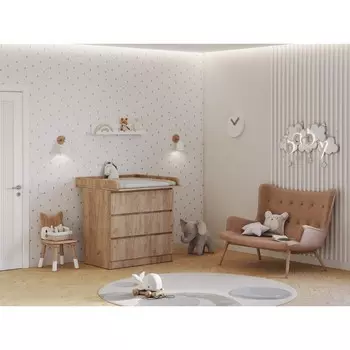 Комод с ящиками Polini kids Simple 1980, 804505797 мм, цвет дуб крафт золотой