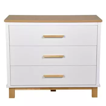 Комод Polini kids Simple 3401, цвет белый-натуральный