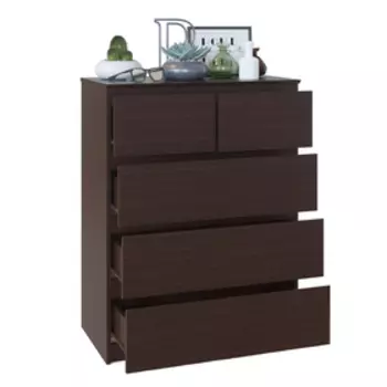 Комод с 5-ю ящиками «Т-5Р», 800 446 1044 мм, цвет венге