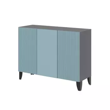 Комод «Сириния», 1050380805 мм, серый графит/МДФ бриз