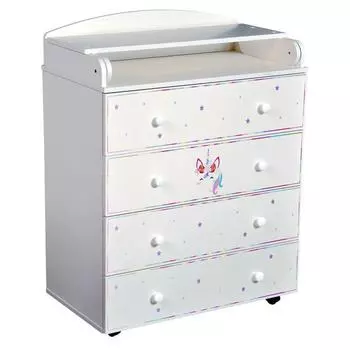 Комод Story, коллекция «Радуга», цвет белый