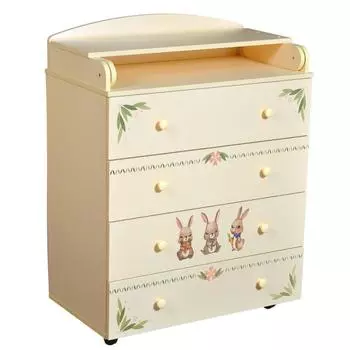 Комод Story, коллекция «Зайки», цвет слоновая кость