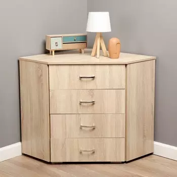 Комод угловой, 780х780х820, сонома