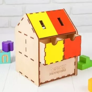 Комодик сортер развивающий «Домик»