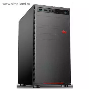 Компьютер IRU Home 312 MT, Pentium G5420, 4Гб, 1Тб, UHD610, 450Вт, DOS, черный