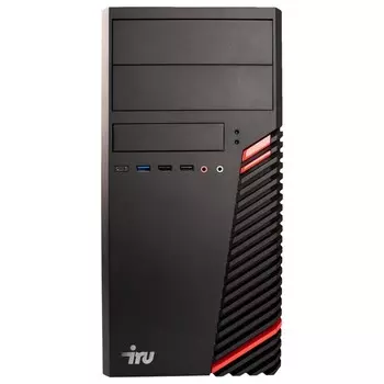 Компьютер IRU Office 510H4SM MT, i3 10105, 16 Гб, SSD 240 Гб, UHDG 630 , Win10, чёрный