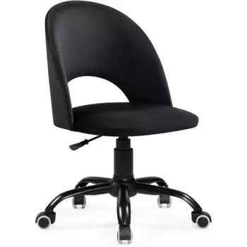 Компьютерное кресло Ирре металл/велюр, черный 56x60x87 см