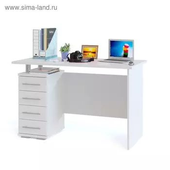 Компьютерный стол «СОКОЛ. КСТ-106.1», 1200600750 мм, цвет белый