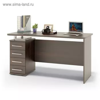 Компьютерный стол, 1400 × 600 × 750 мм, цвет венге