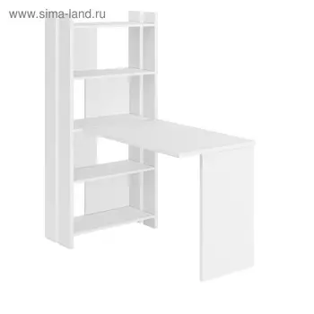 Компьютерный стол, 700 1322 1520 мм, цвет белый жемчуг