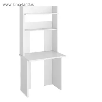 Компьютерный стол, 800 600 1785 мм, цвет белый жемчуг
