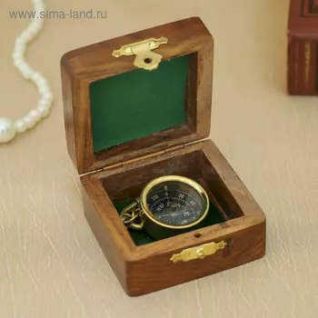 Компас "Моряк" в шкатулке 6х6х4 см