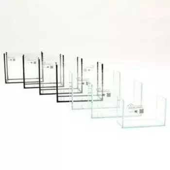 Комплект аквариумов без крышек «Матрешка» -7 шт., Прямоугольный, 5, 10, 15, 20, 25, 30, 35 л