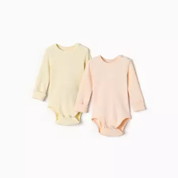 Комплект боди детских MINAKU: Basic Line BABY, рост 80-86 см, цвет молочный, кремовый