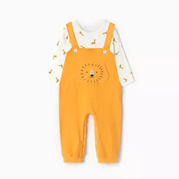 Комплект: боди и комбинезон Крошка Я "Сафари", рост 74-80 см