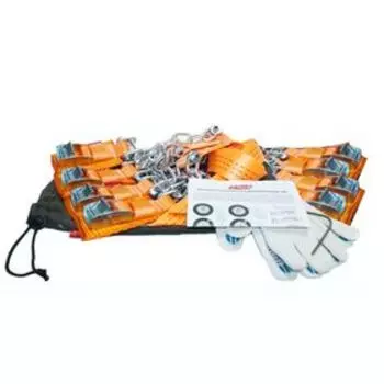 Комплект браслетов противоскольжения Tplus "4WD" R16-R21 тип1 для шин 205-235 мм (8шт.), T004038