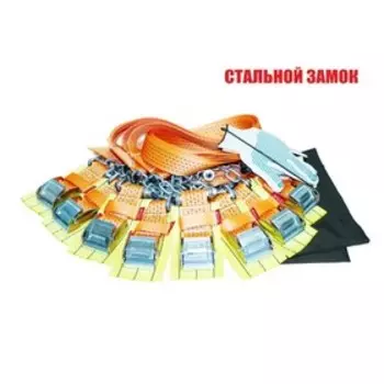 Комплект браслетов противоскольжения Tplus "4WD" R16-R21 тип2 усиленный, 8шт. (T007609)