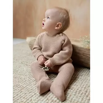 Комплект демисезонный детский Pure Love Set, рост 62 см, цвет бежевый