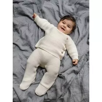 Комплект демисезонный детский Pure Love Set, рост 74 см, цвет молочный