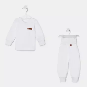 Комплект детский, цвет белый, рост 80 см