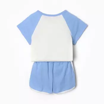 Комплект детский, цвет голубой, рост 104 см