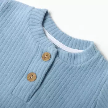 Комплект детский, цвет голубой, рост 80 см