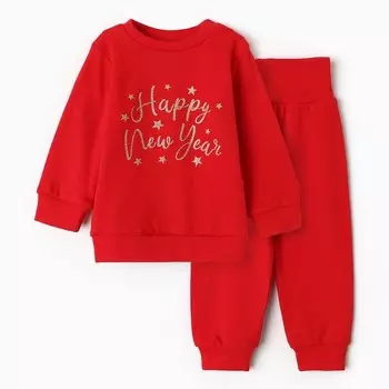 Комплект детский, цвет красный, рост 86 см