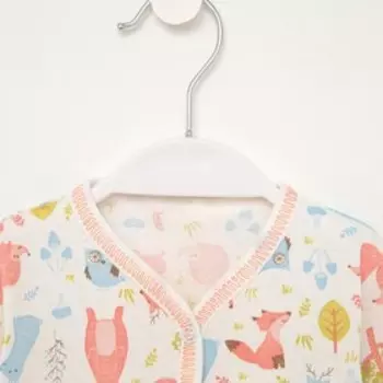 Комплект детский, цвет молочный/голубой, рост 80