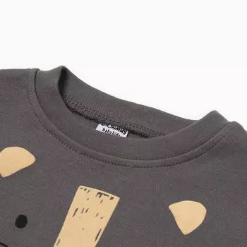 Комплект детский, цвет т.серый, рост 86 см