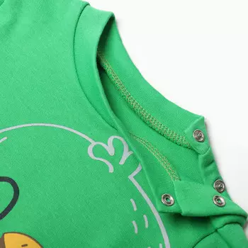 Комплект детский, цвет зеленый, рост 62 см